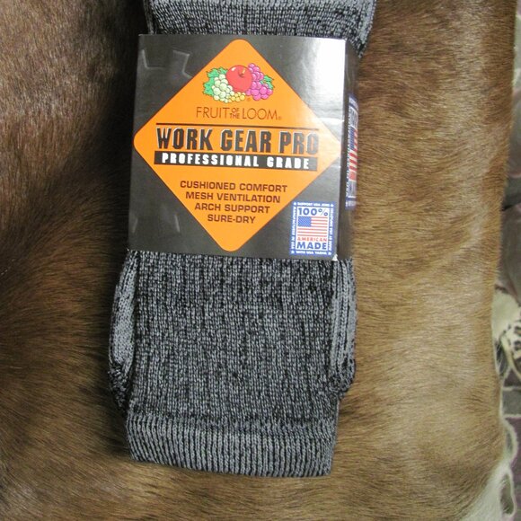 FRUIT OF THE LOOM WORK GEAR PRO HEAVY SOCKS NIP - Picture 3 of 9